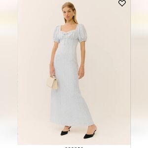 Reformation Cherise Linen Maxi Dress